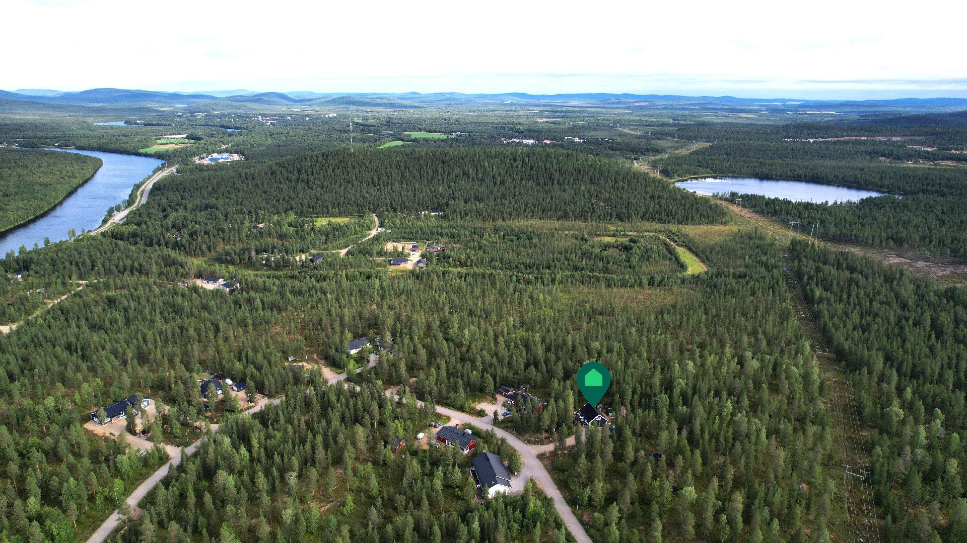 Rauhallinen ja luonnonläheinen sijainti