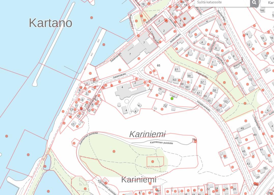 TONTTI Vesijärvenkatu (2836300-6) 74, Kartano, Lahti