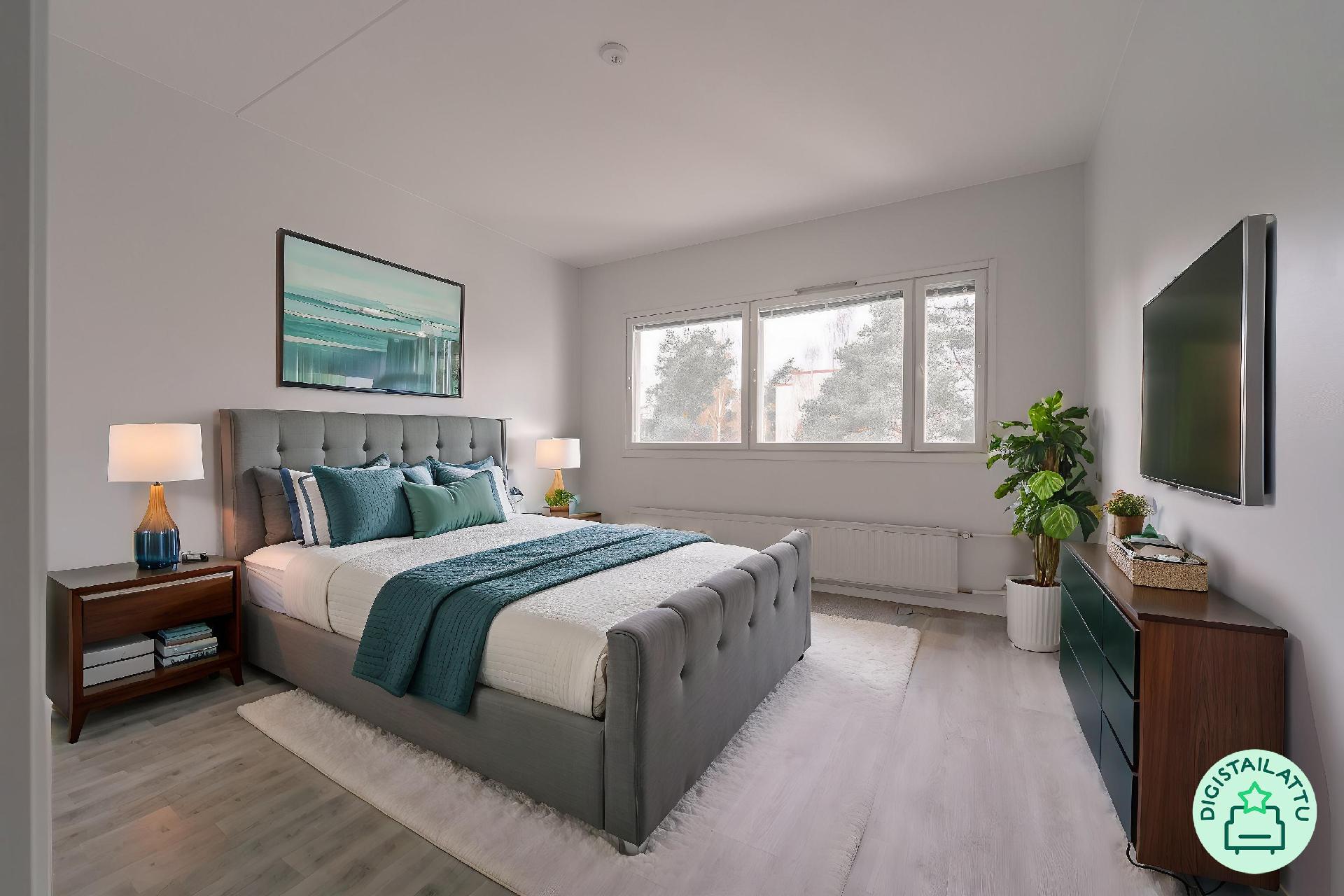 digistailattu makuuhuone