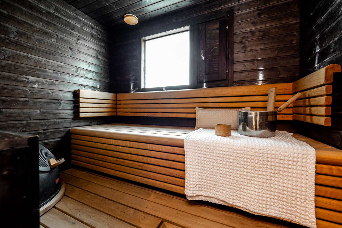 Saunassa heti valmis kiuas