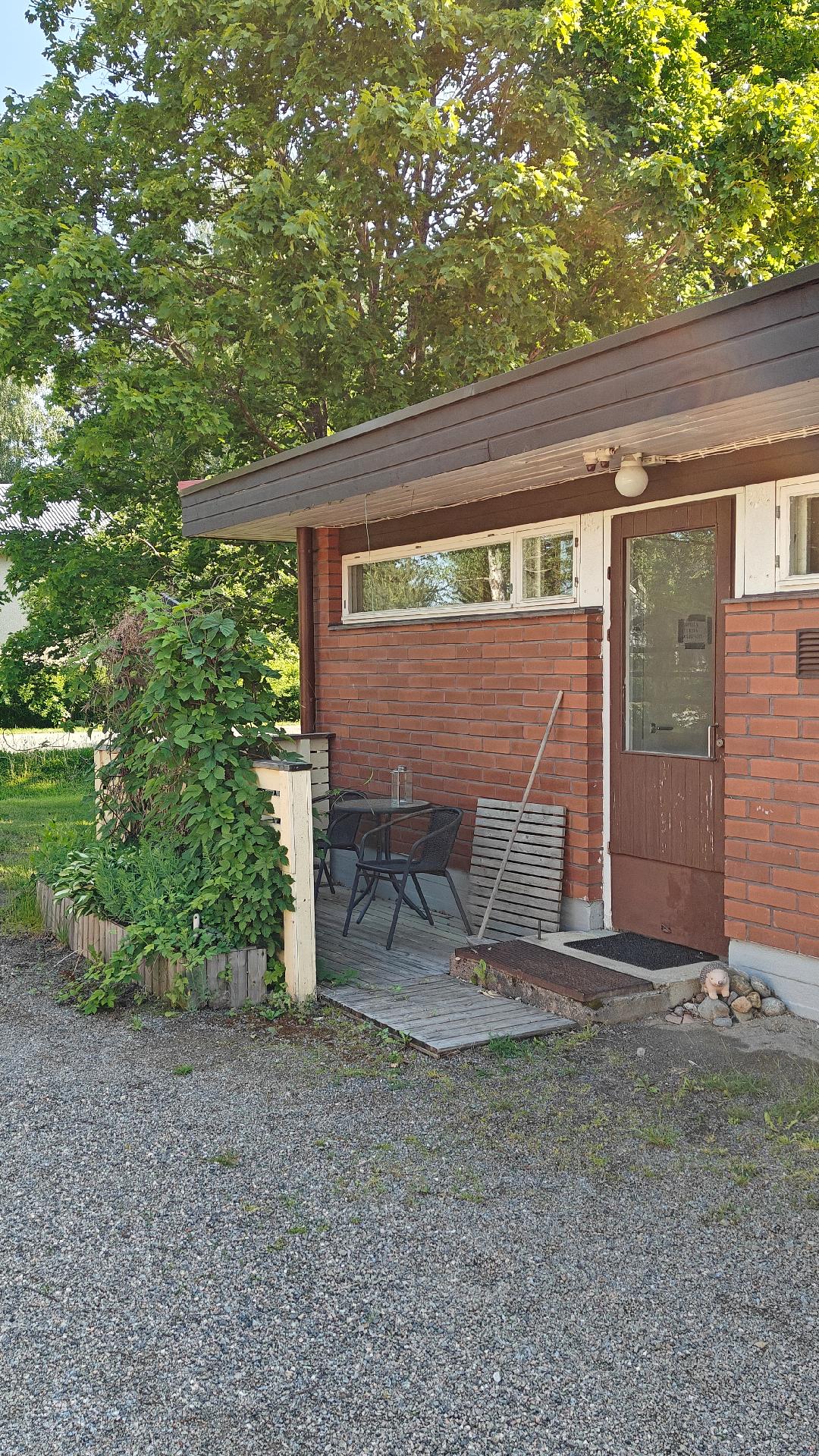 saunan terassilla on mukava vilvoitella