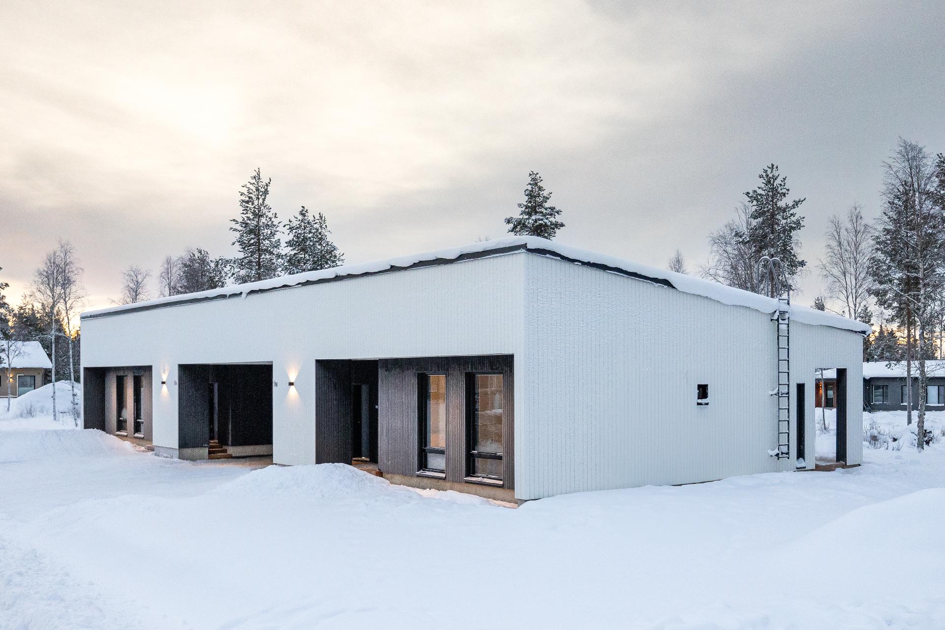 Kuva vastaavasta valmiista talosta