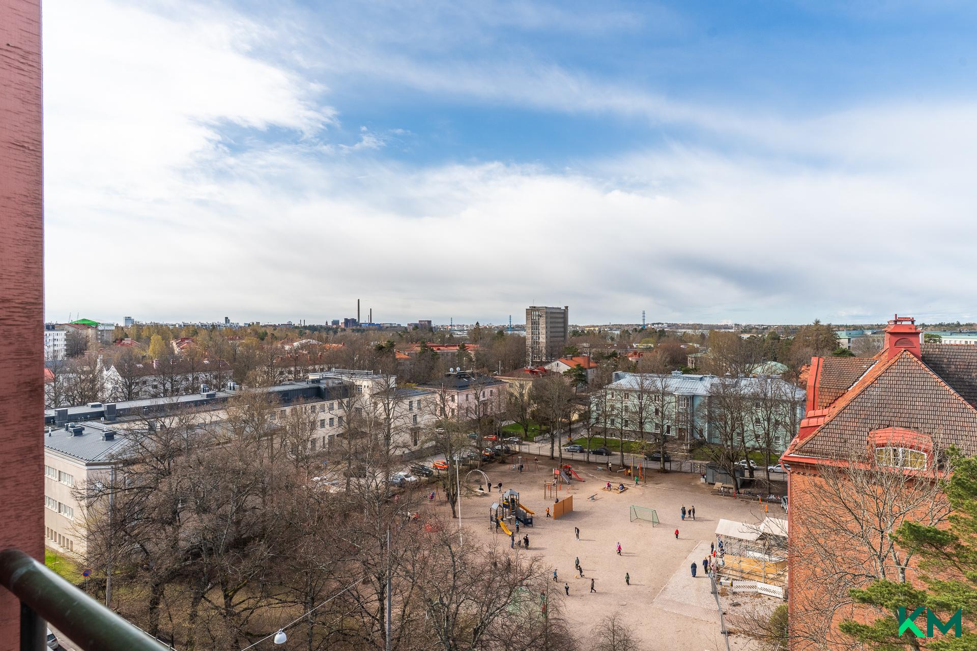 Hieno parvekenäkymä