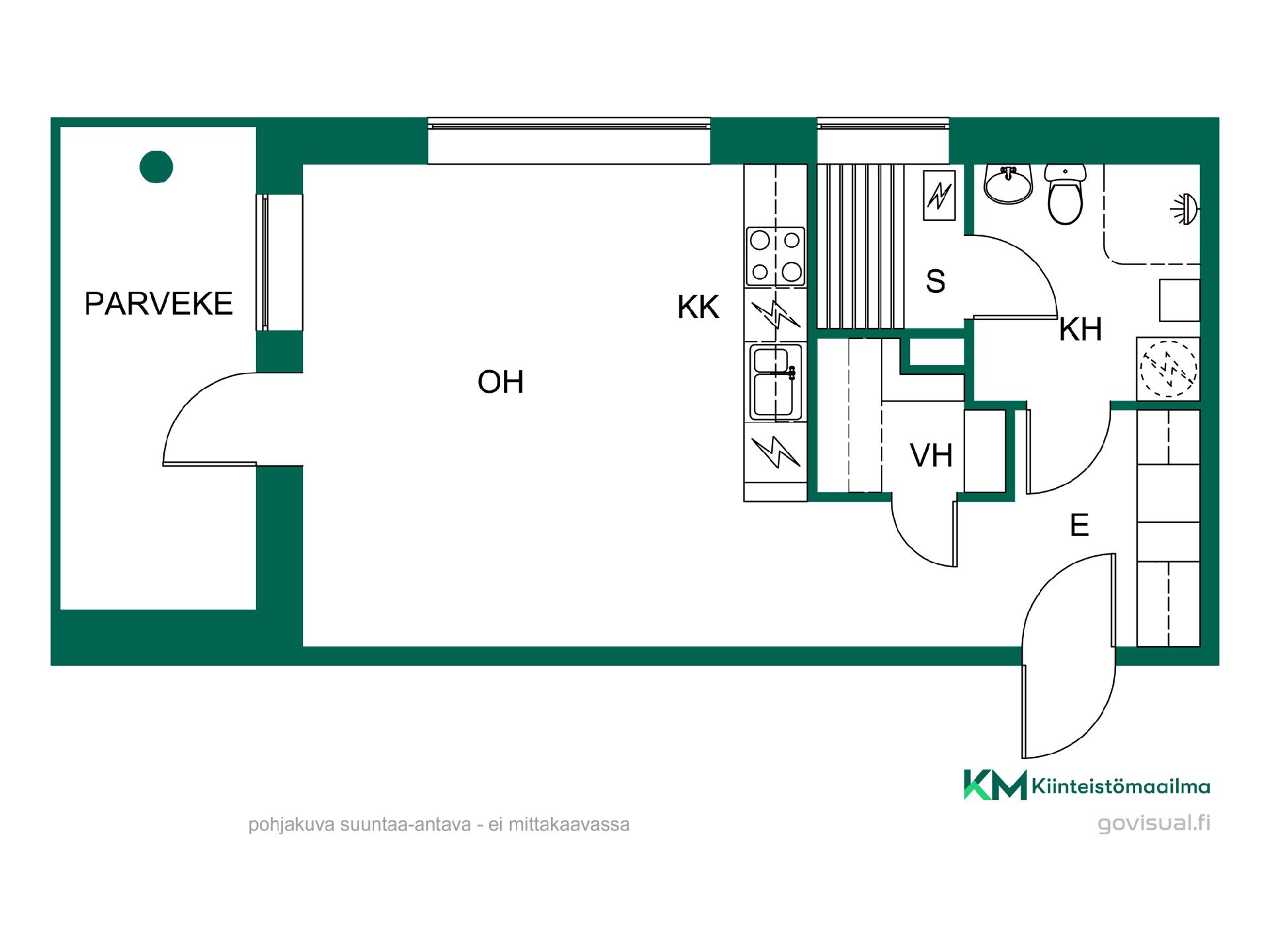 Rajakaltionkatu 5, Alppila, Oulu