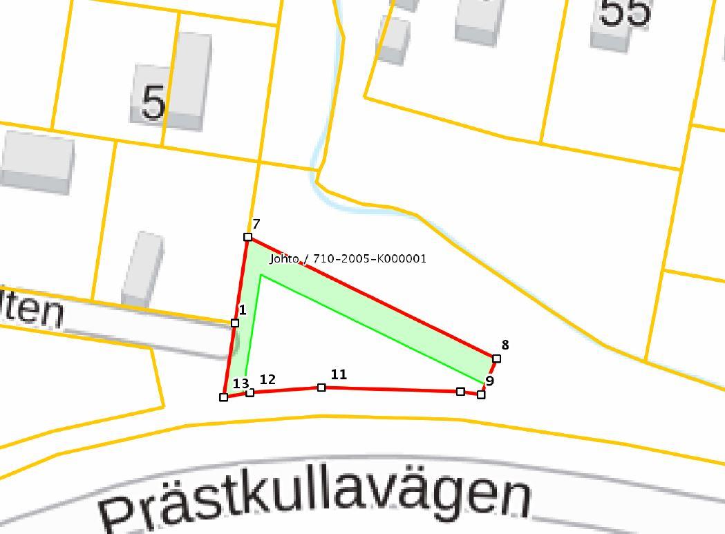 Tontti jossa rakennusoikeutta 250 m2+30 m2