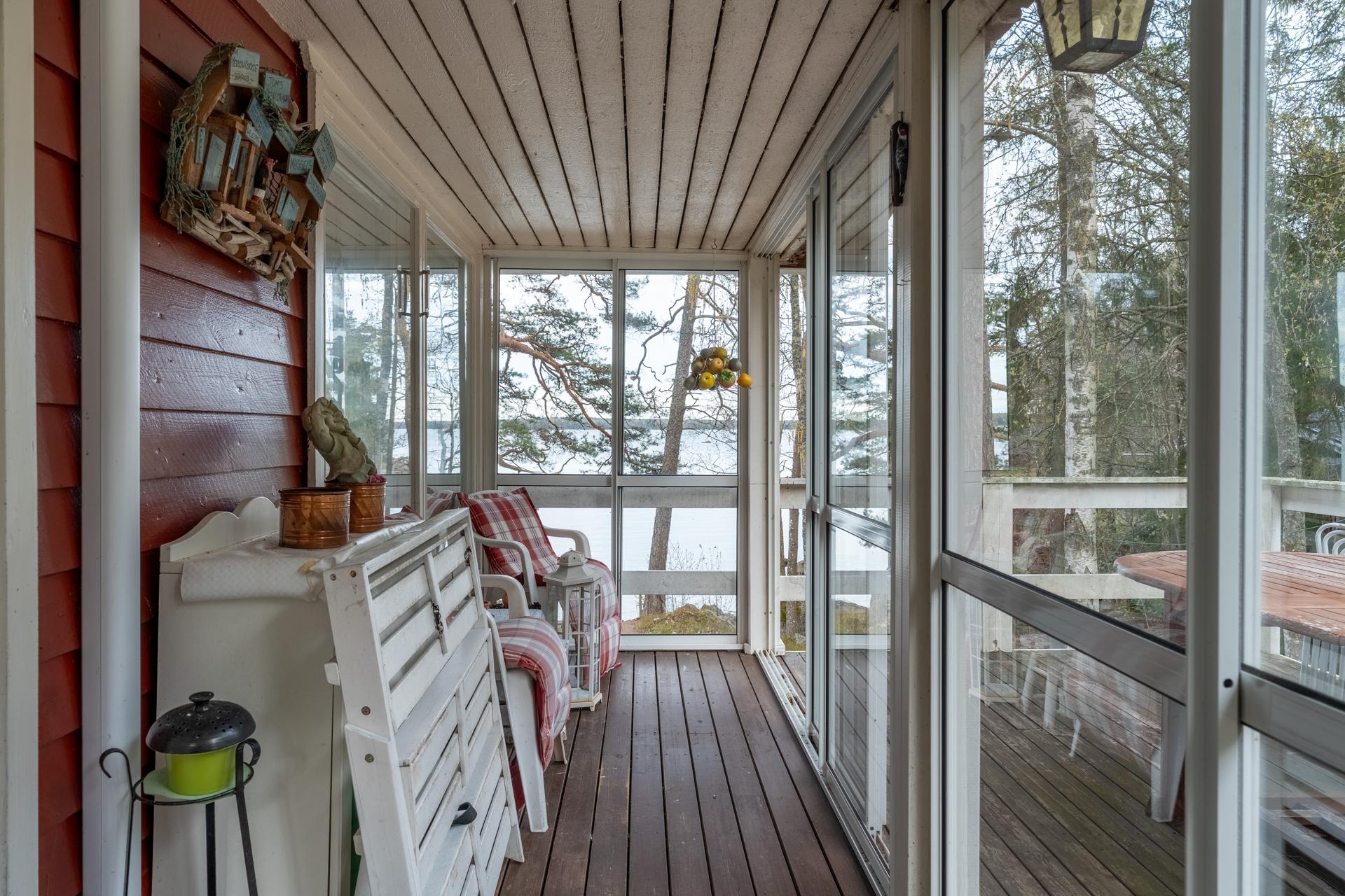 Terassin lasitettu osa