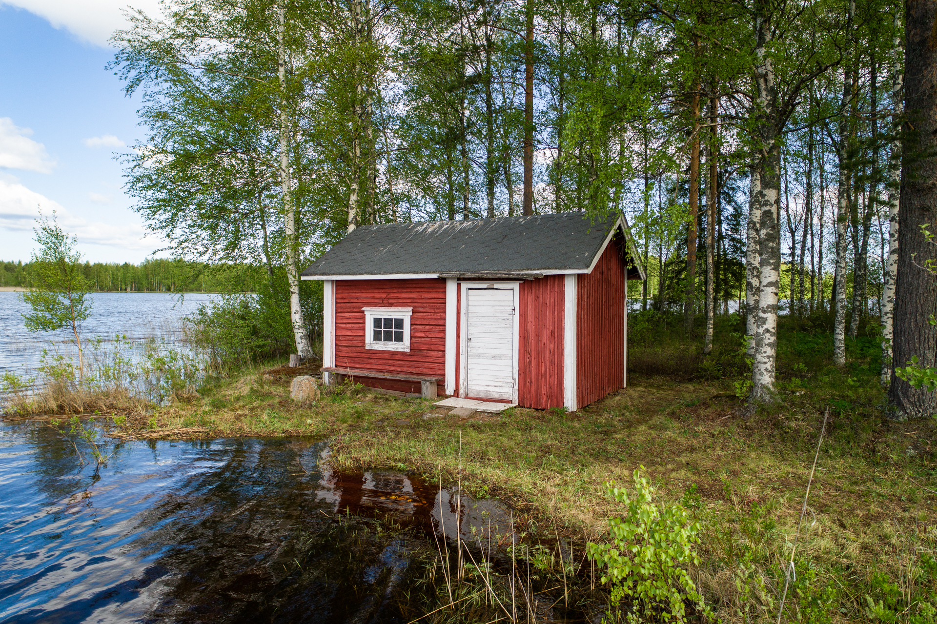 Savusauna rannassa