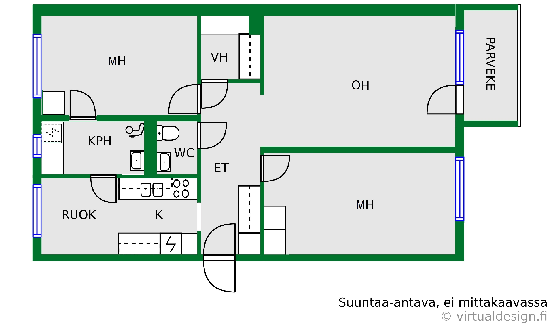 Kenraalintie 9, Roukko, Valkeakoski
