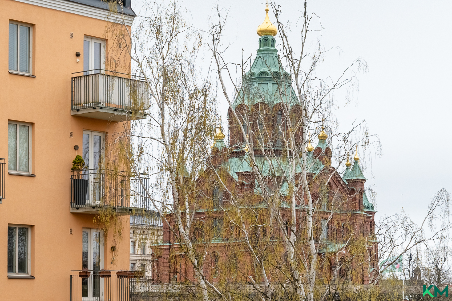 Rh:sta näkymä Uspenskin katedraalille