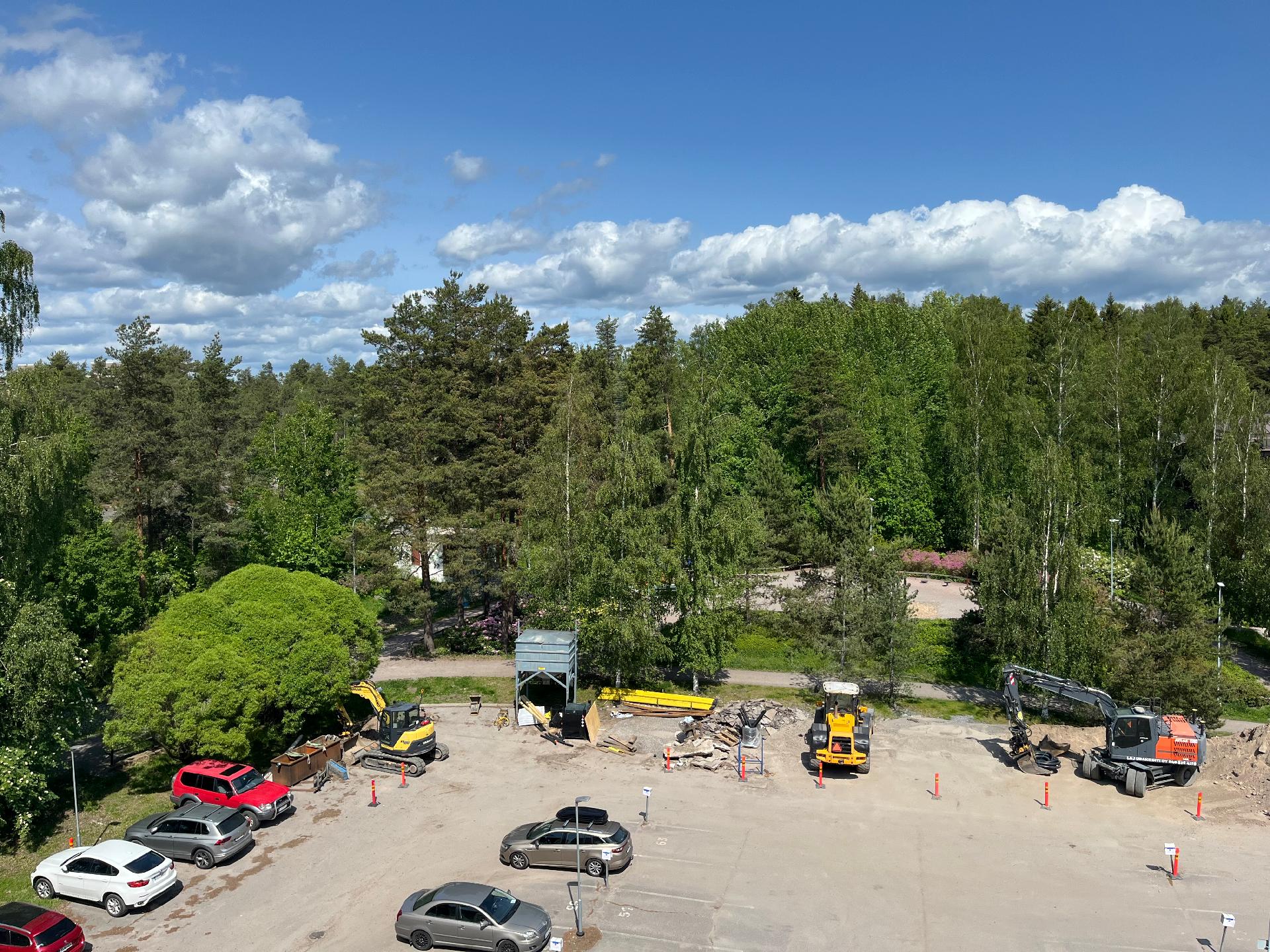 näkymä makuuhuoneista