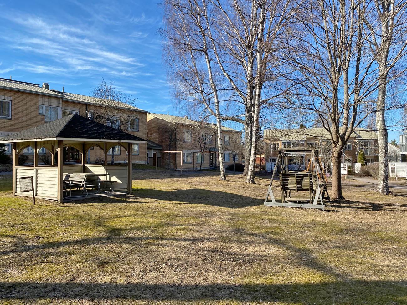 Yhtiön sisäpihaa