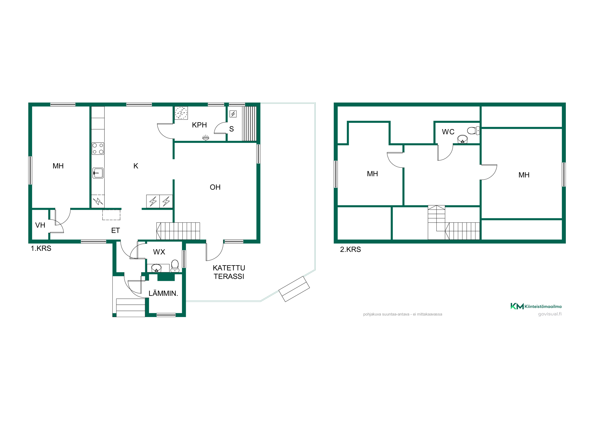 Asunnon pohjakuva