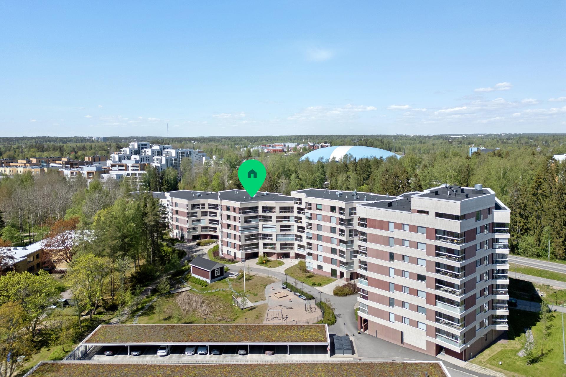 Ilmakuva länteen