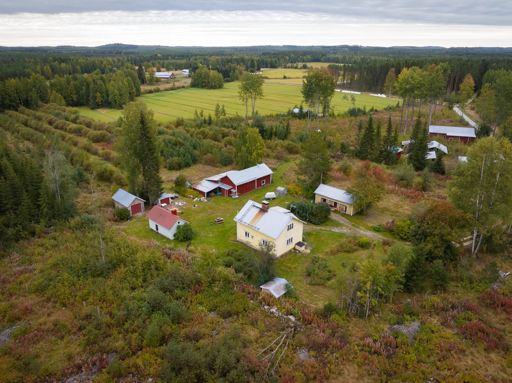 Kaikki rakennukset kuuluvat myytävään tilaan