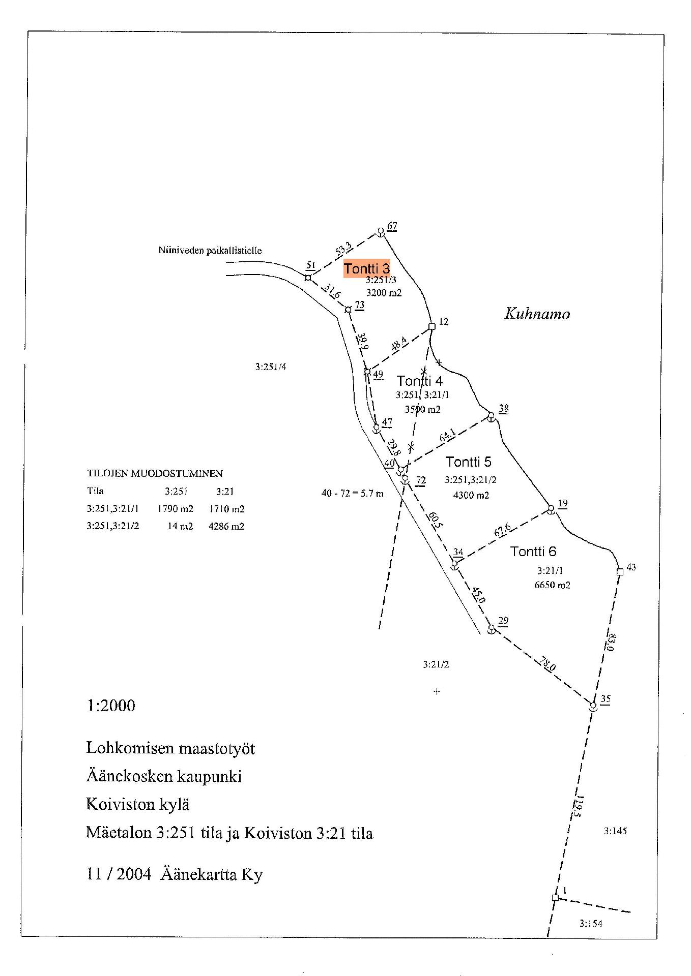 Asunnon pohjakuva