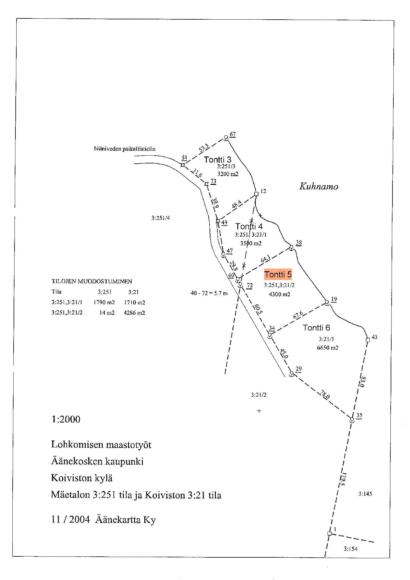 Asunnon pohjakuva