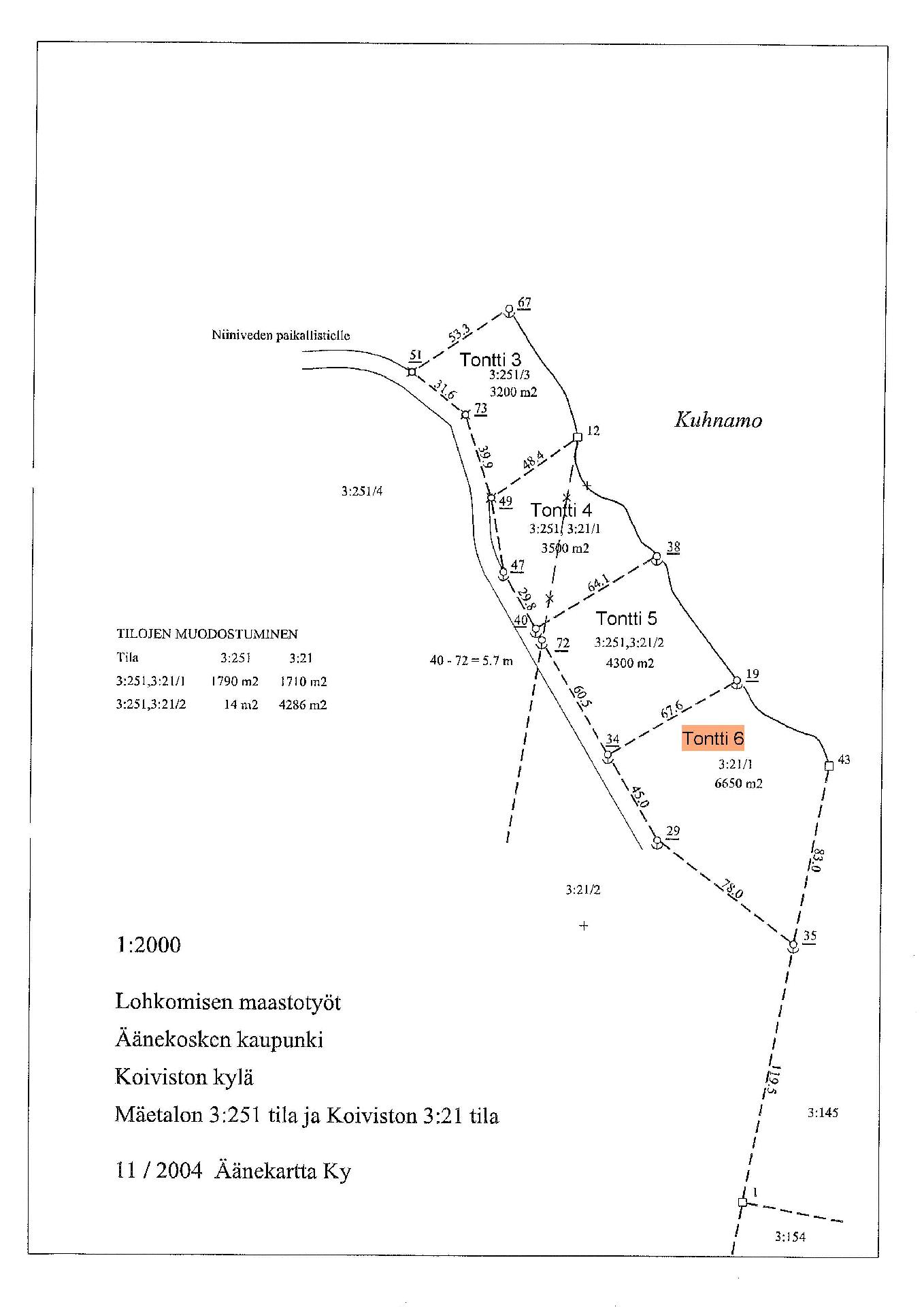 Asunnon pohjakuva