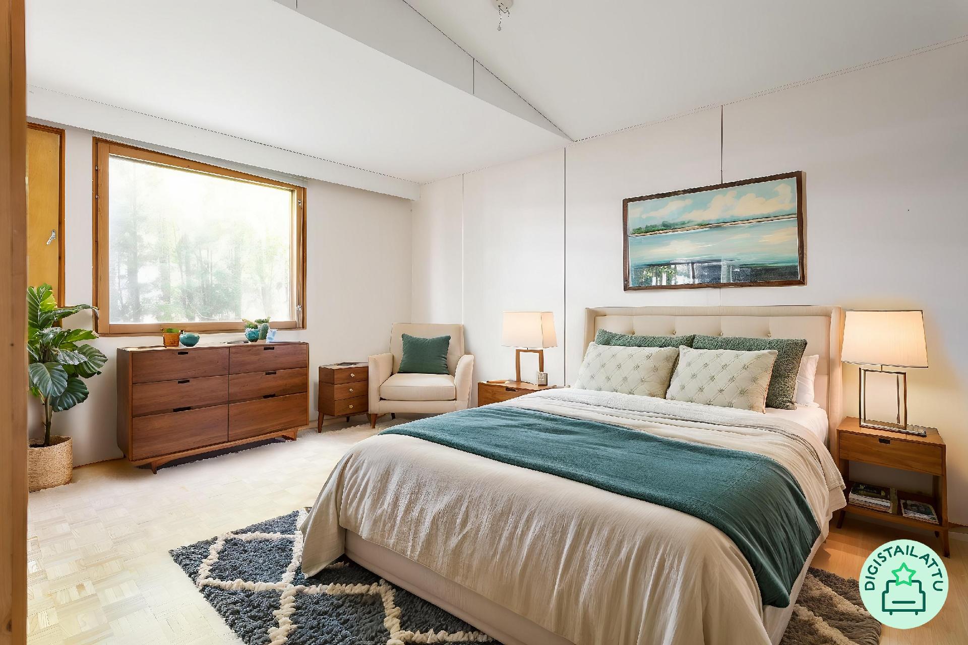 Digistailattu makuuhuone 1