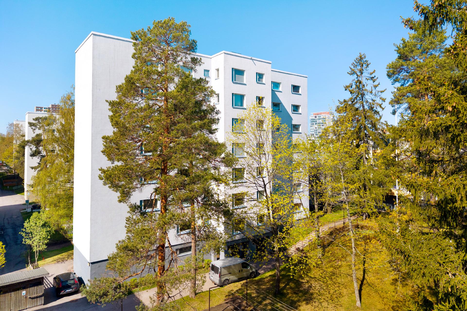 Vehreä ympäristö on viihtyisä.