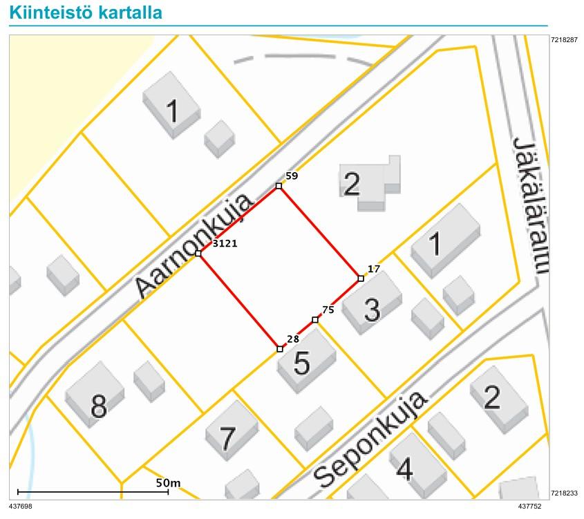 Aarnonkuja 4, Jääli, Oulu