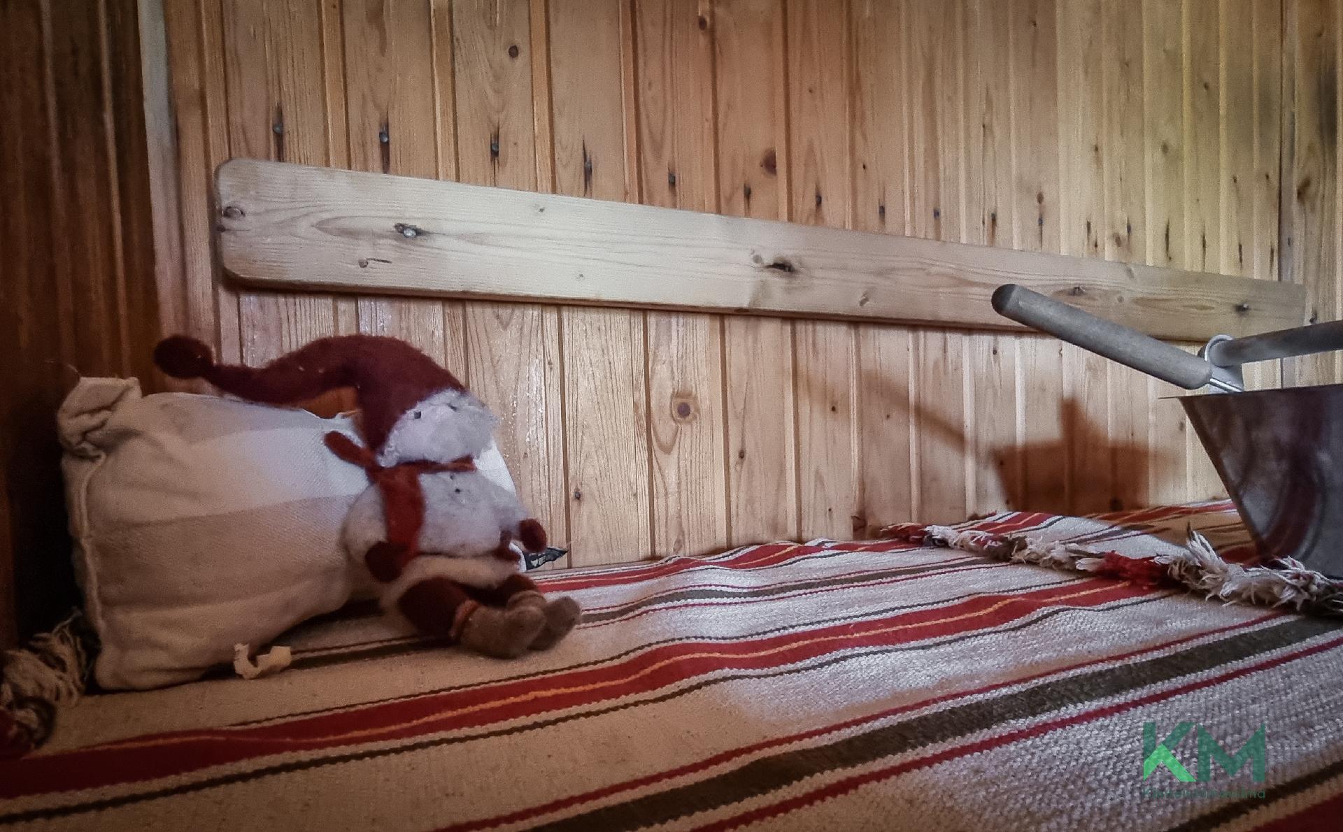 Löylytonttu odottaa kylpijää