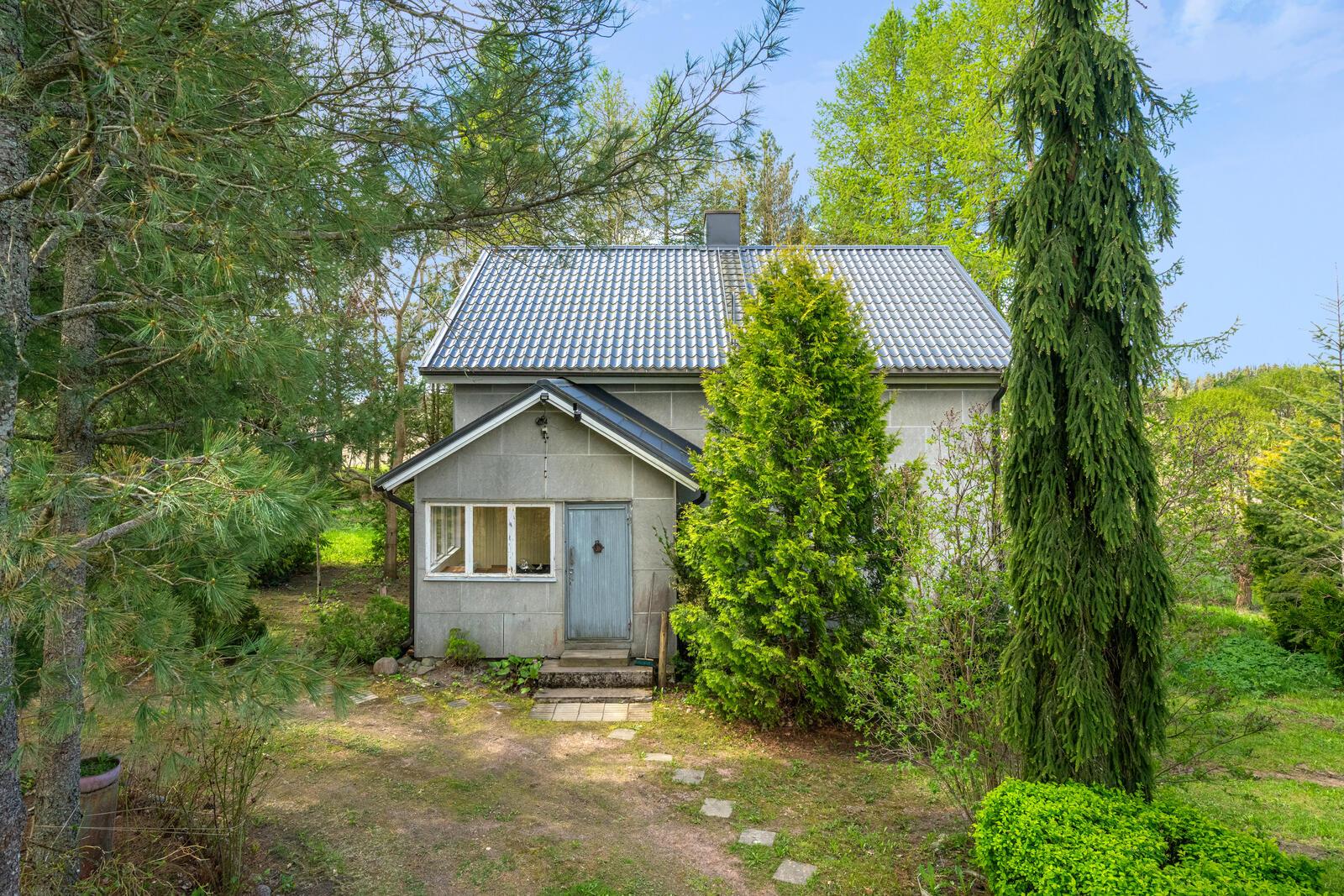 Hirsirunkoinen päärakennus