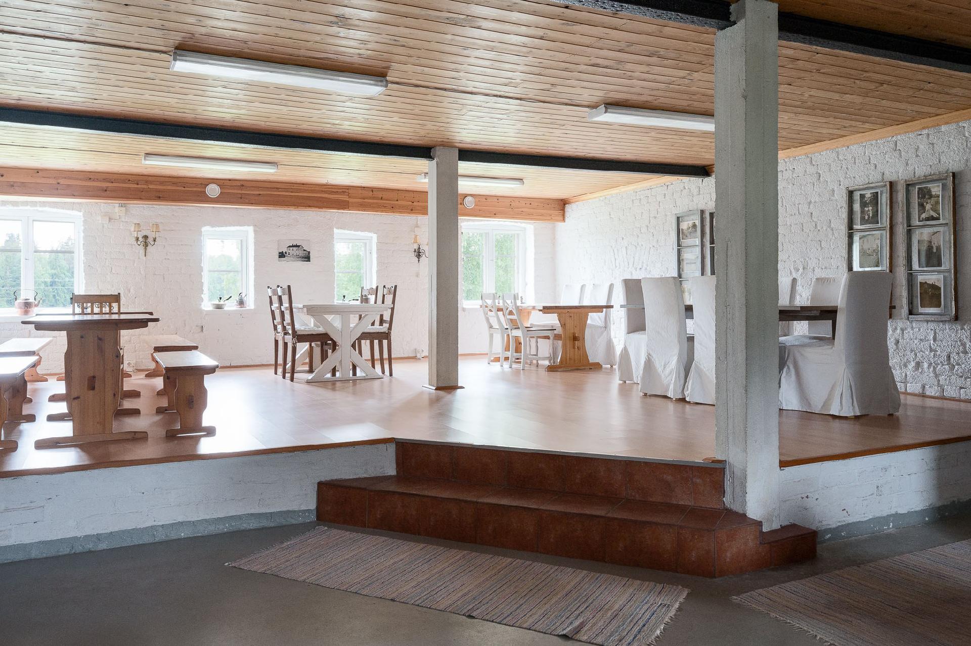 Navettarakennuksen tiloja