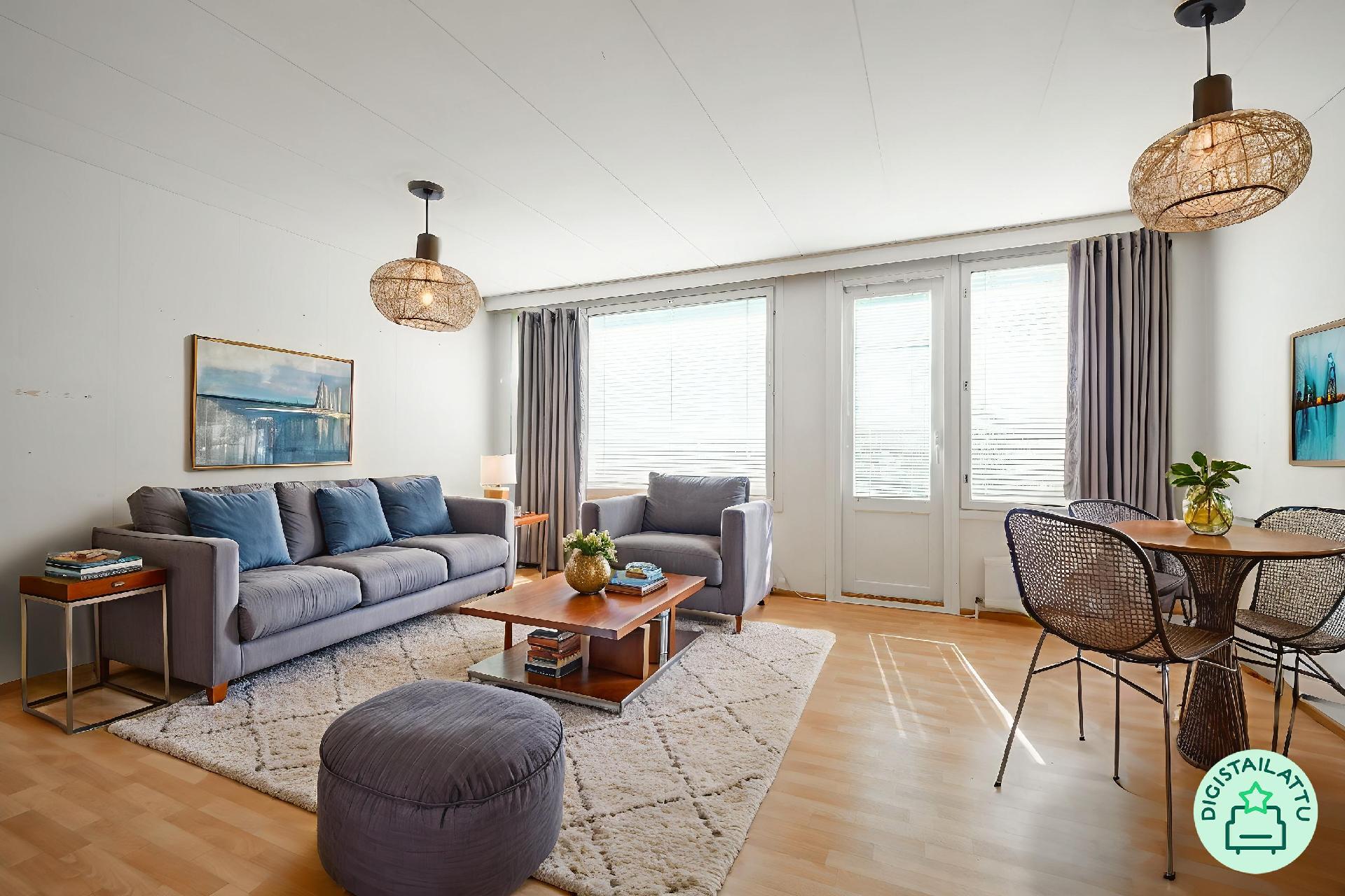 Olohuone digistailattuna