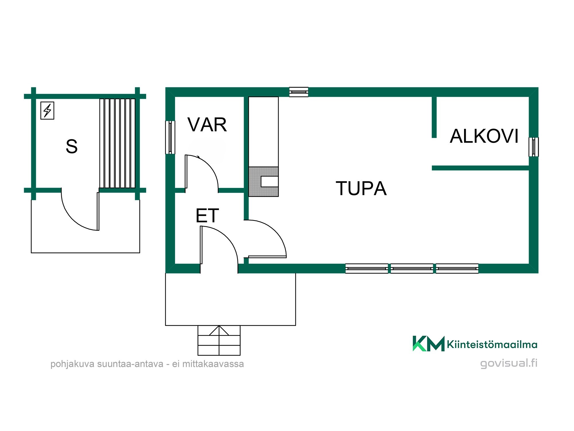 Asunnon pohjakuva