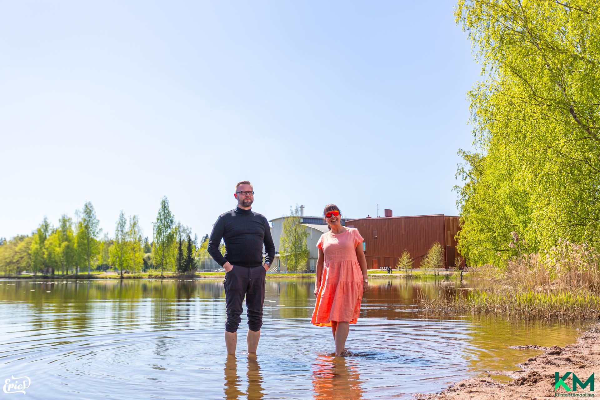 Uimarantaan alle 100 metriä