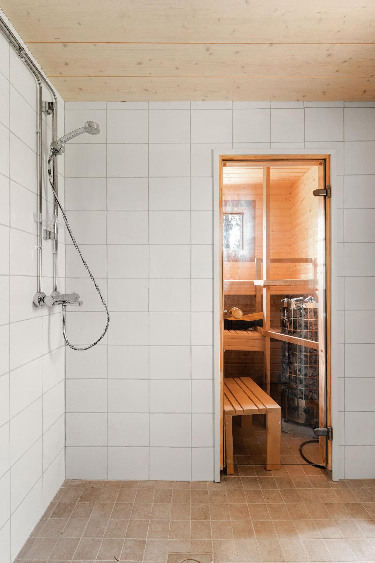 Uusittu wc/kph/sauna