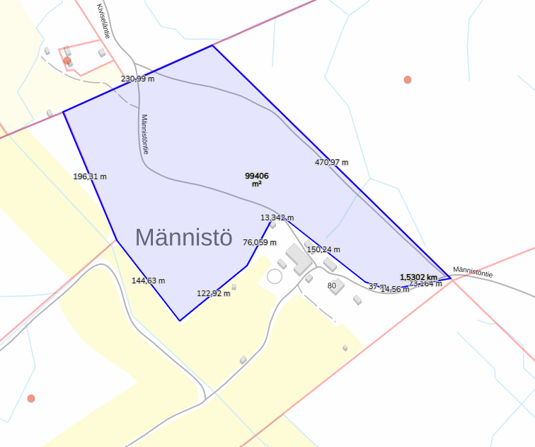 Metsän osuus