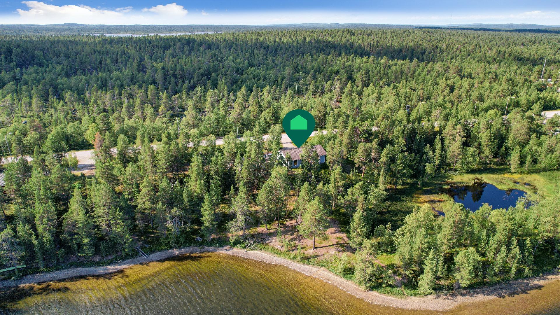 Rauhallinen ja luonnonläheinen sijainti