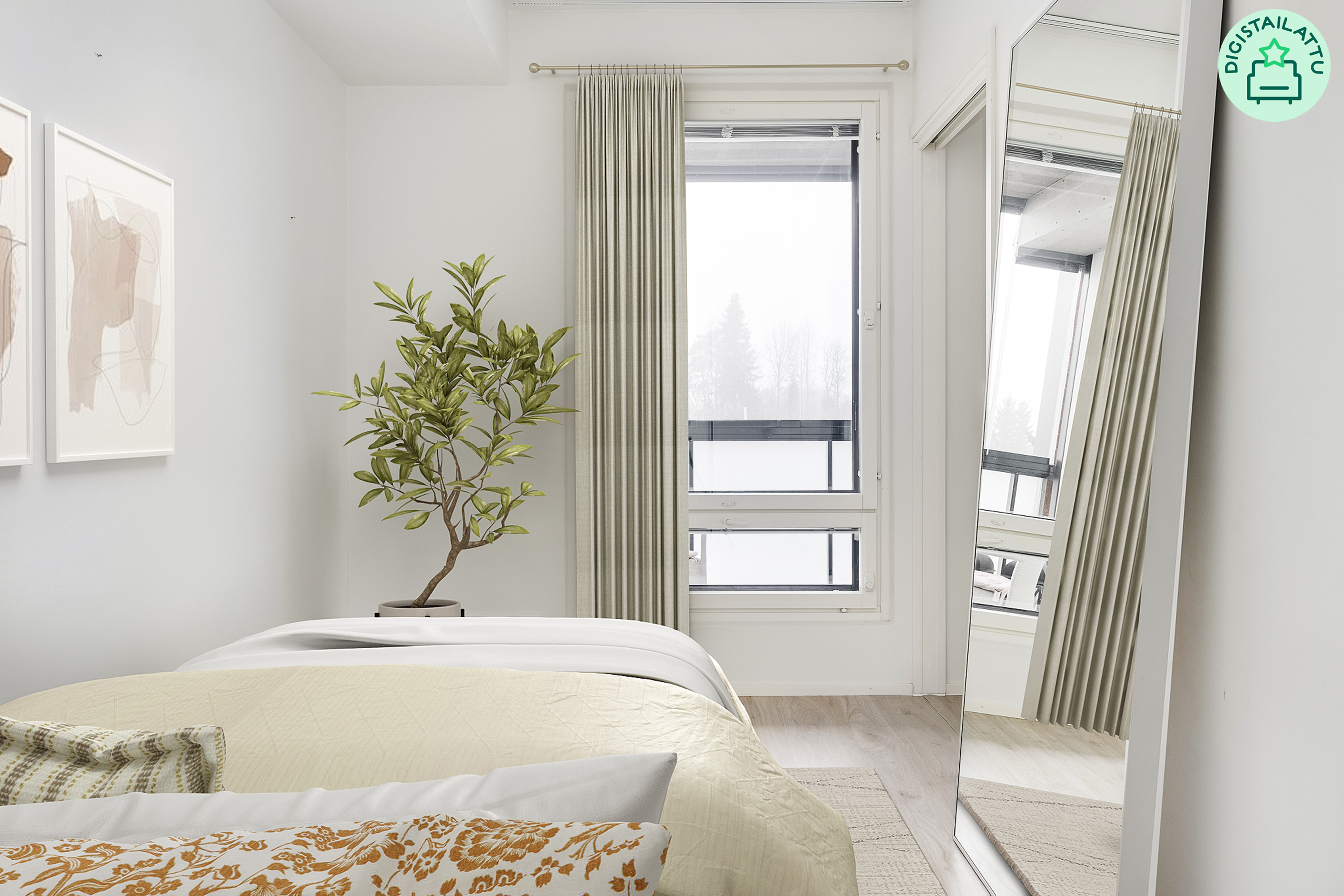 Digistailattu makuuhuone