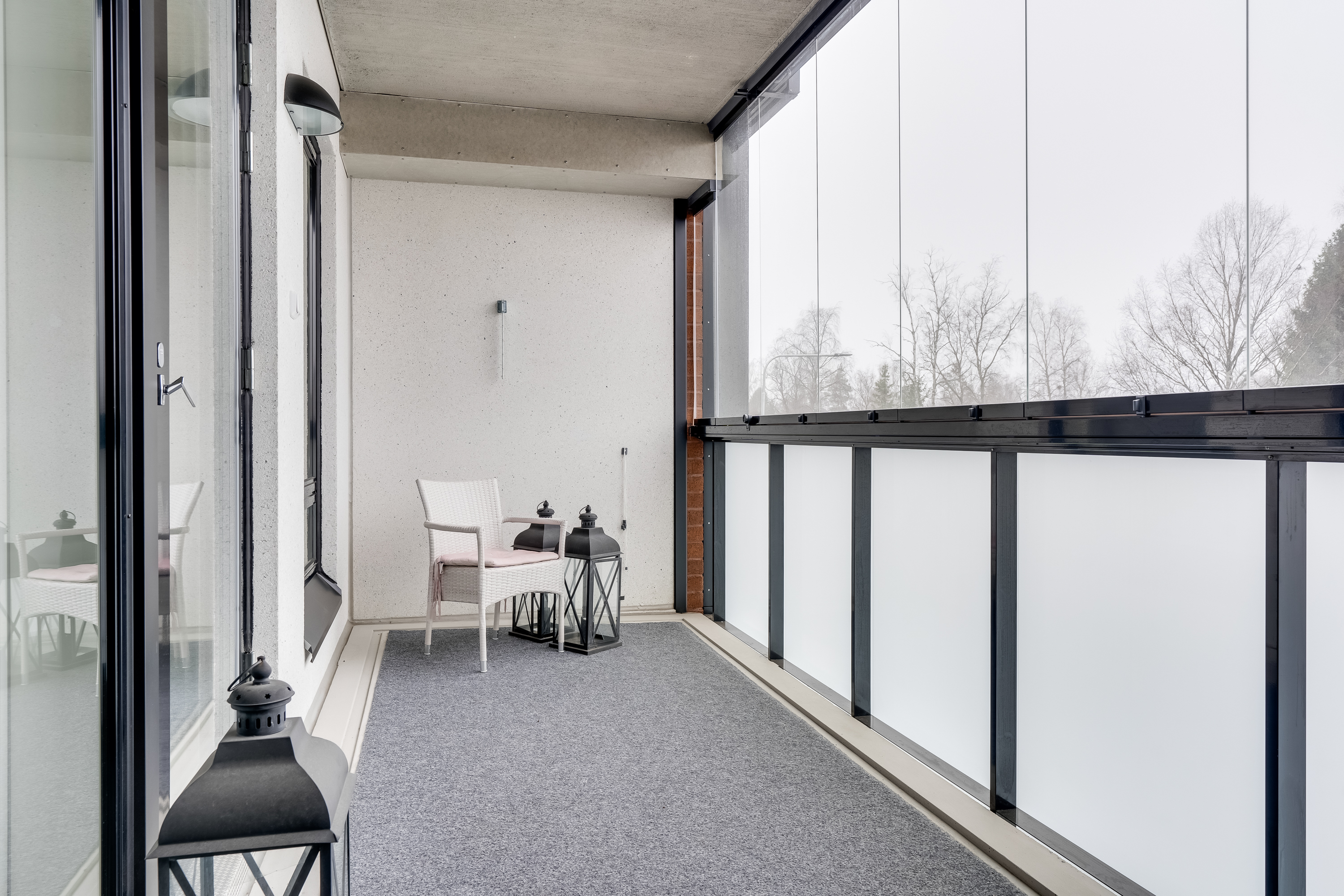 ISO lasitettu parveke