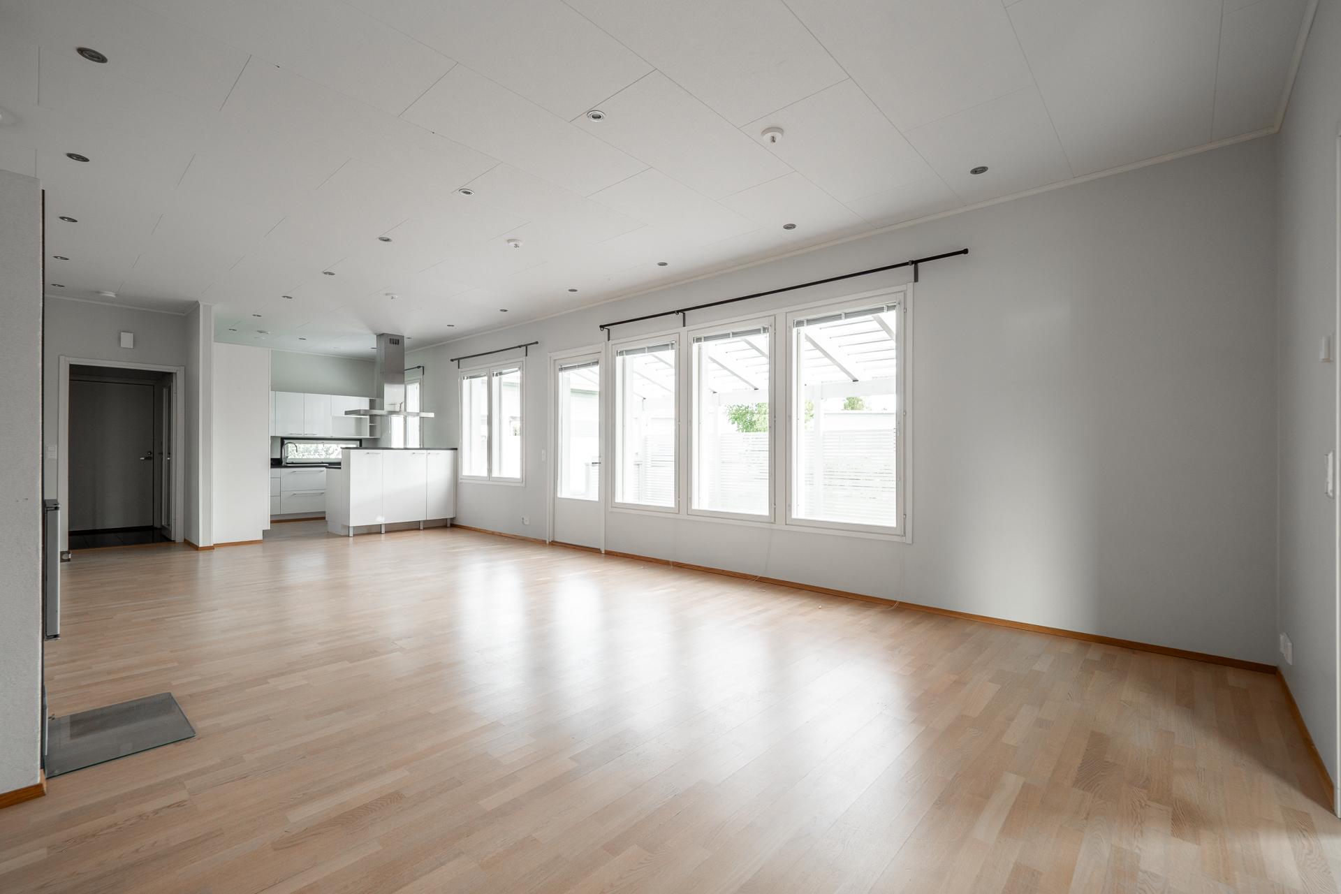 Tila mahdollistaa monet sisustusratkaisut