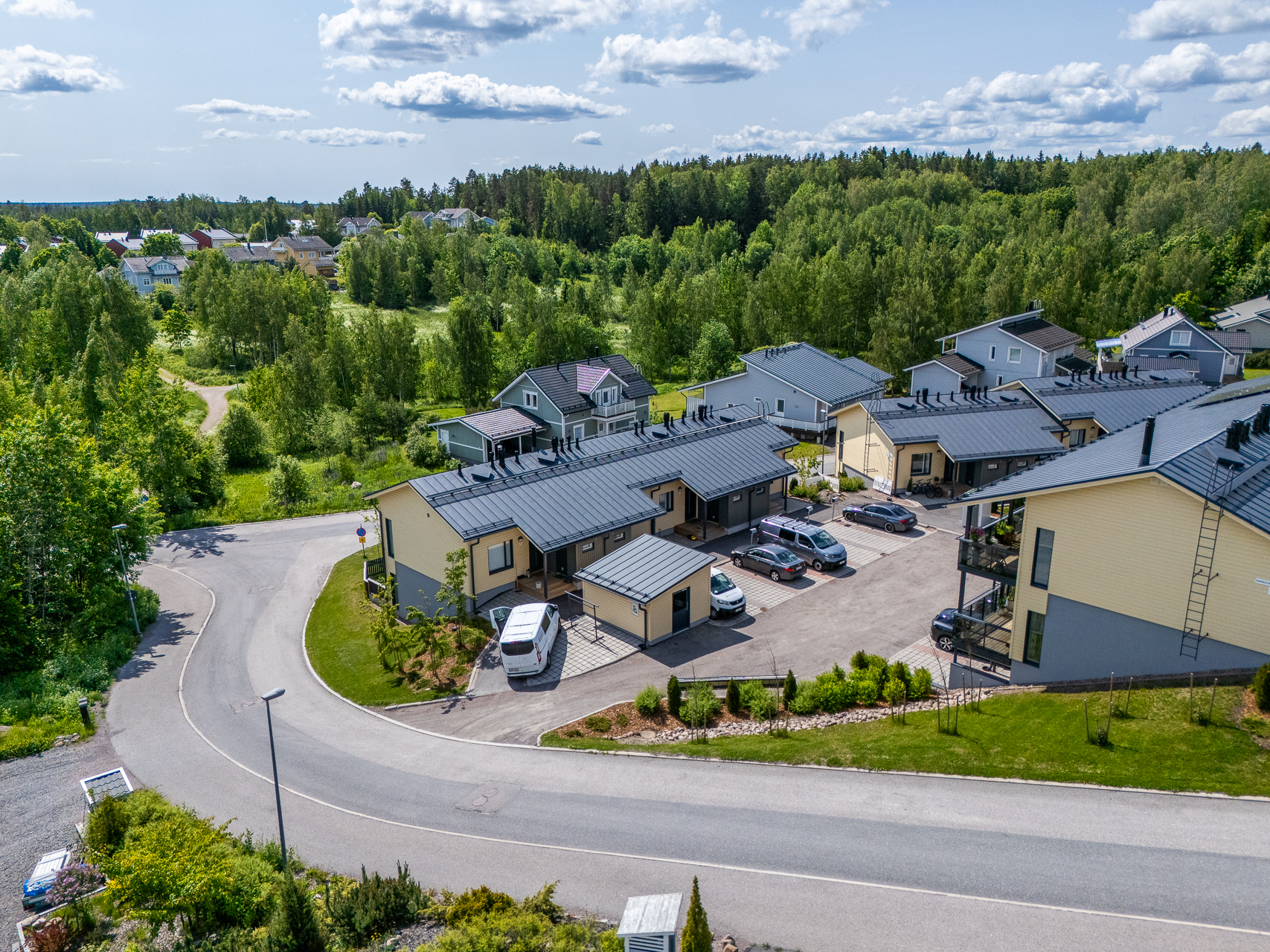Yhtiö ilmakuvassa