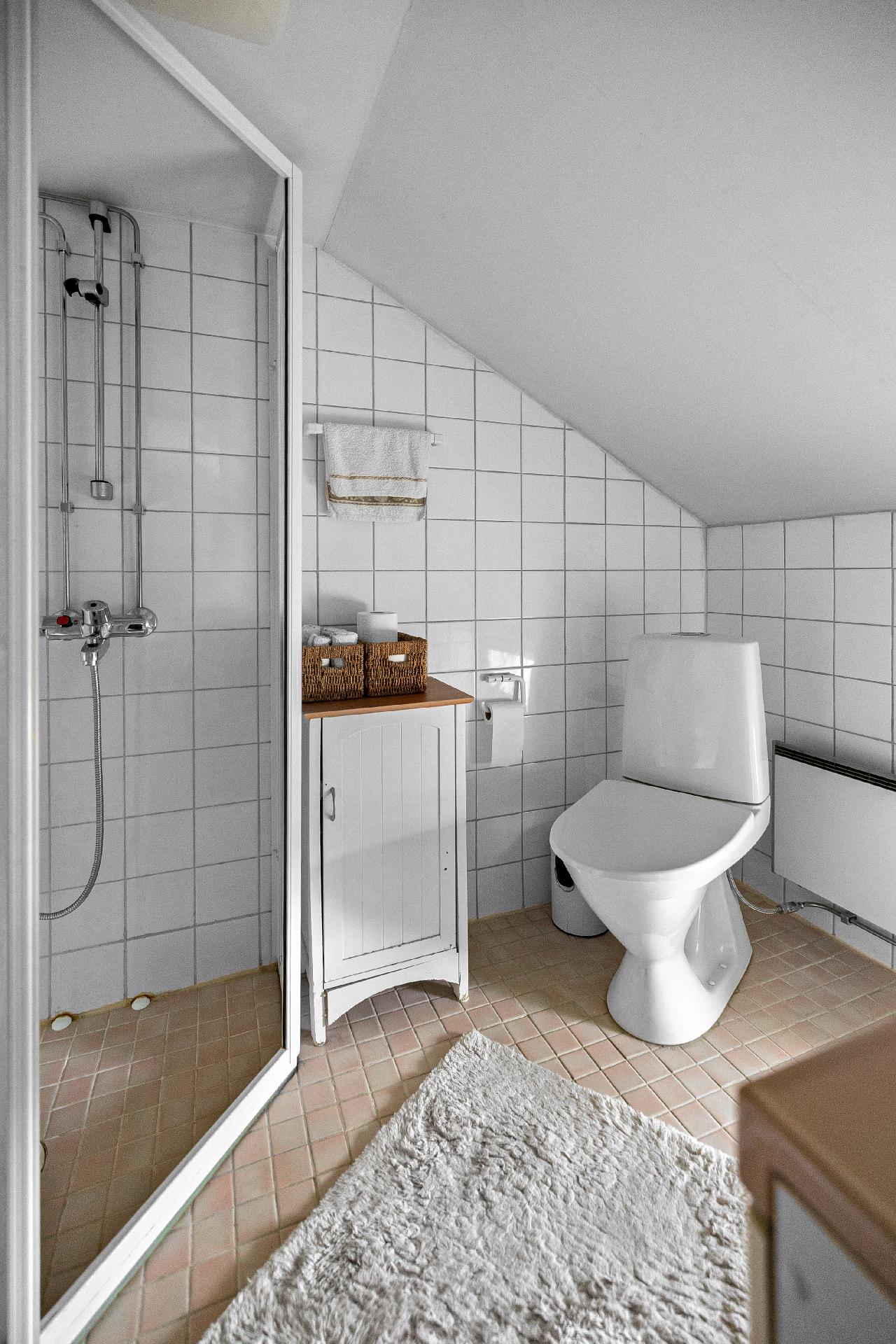 Yläkerran wc/suihkutila