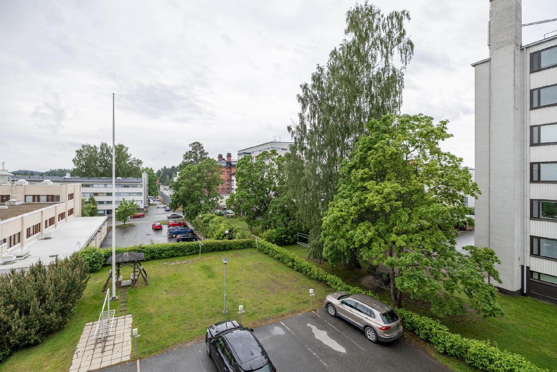 maisemaa parvekkeelta