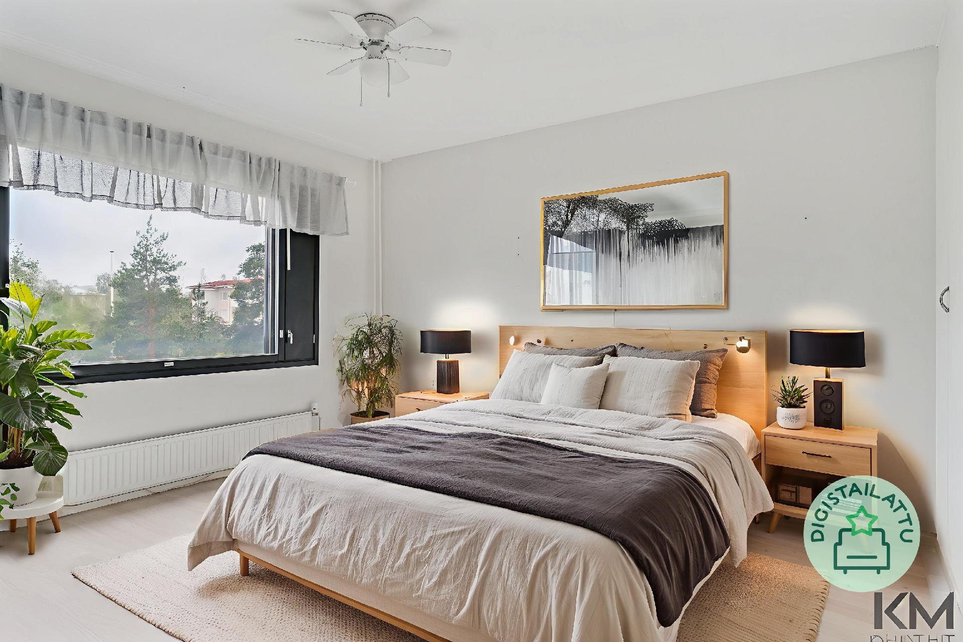 makuuhuone digistailattuna