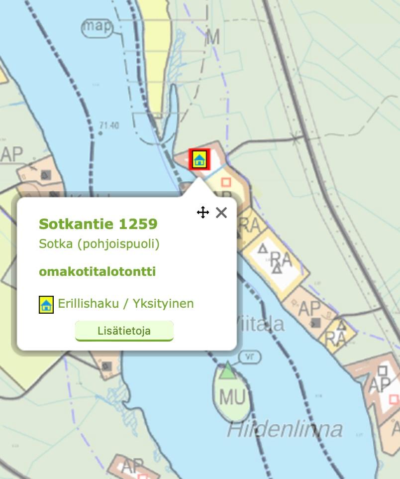 Sotkantie 1259, Sotkajärvi, Utajärvi
