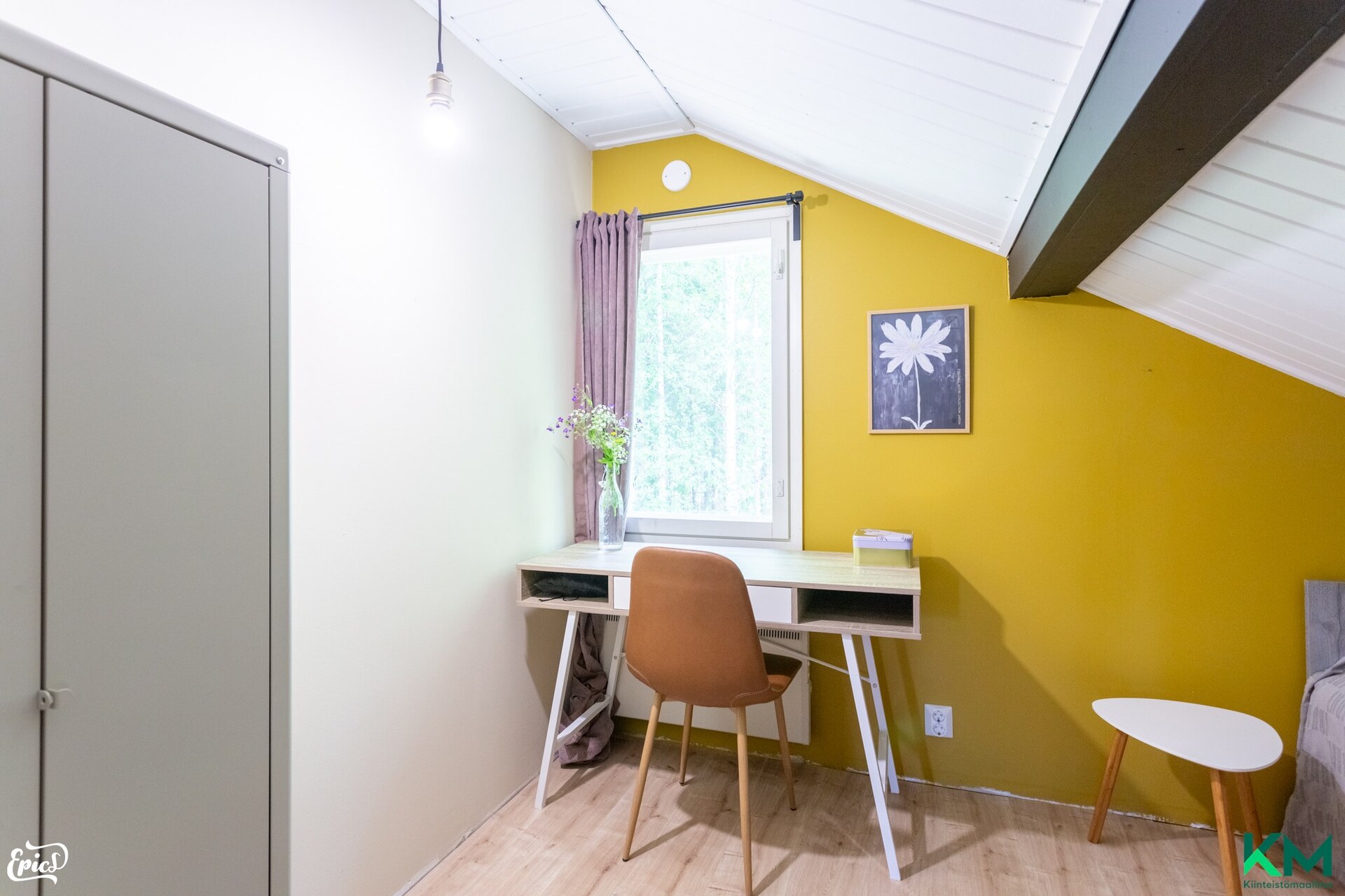 Yläkerran makuuhuoneet/oleskelutilat