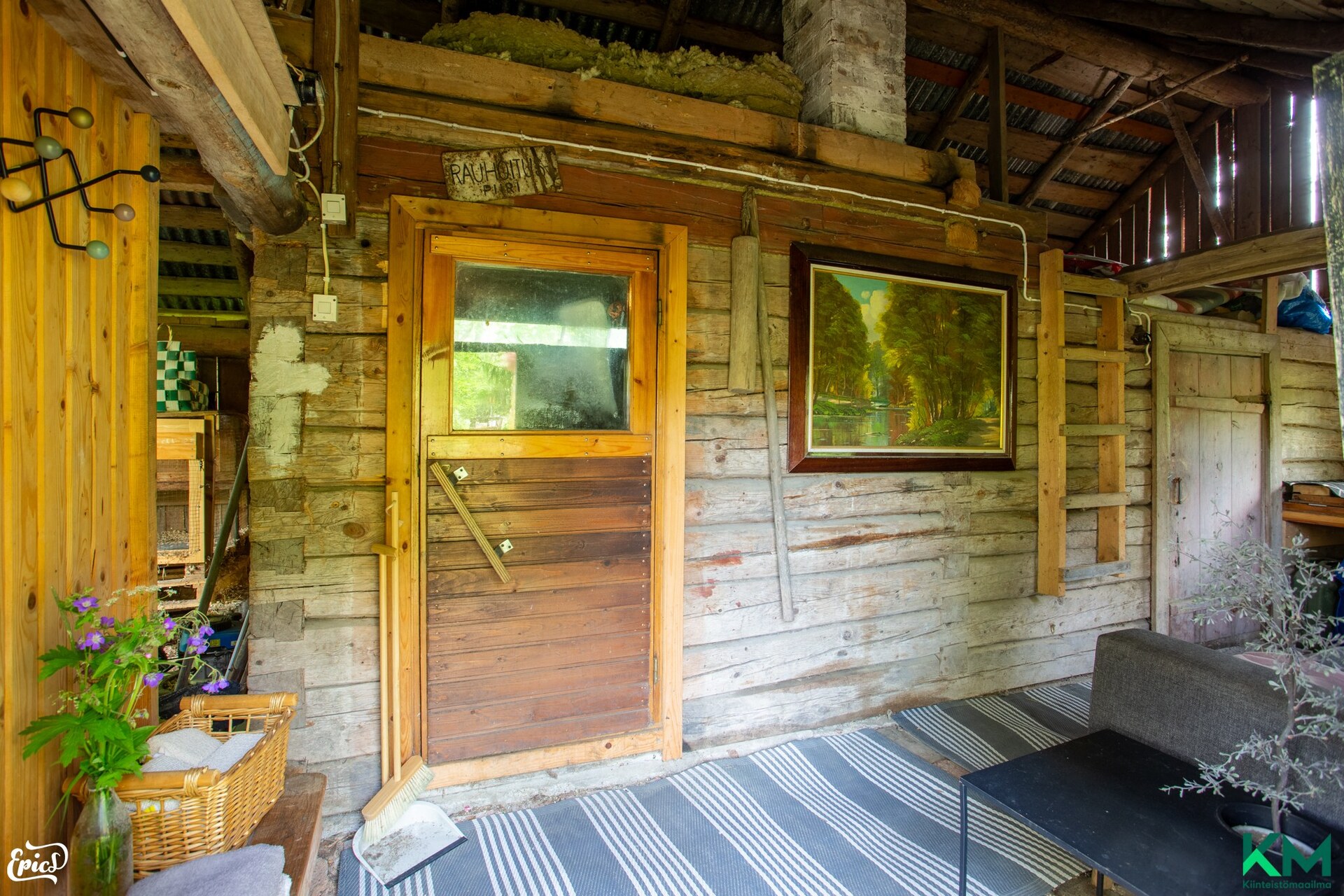 Ulkosauna ja varasto