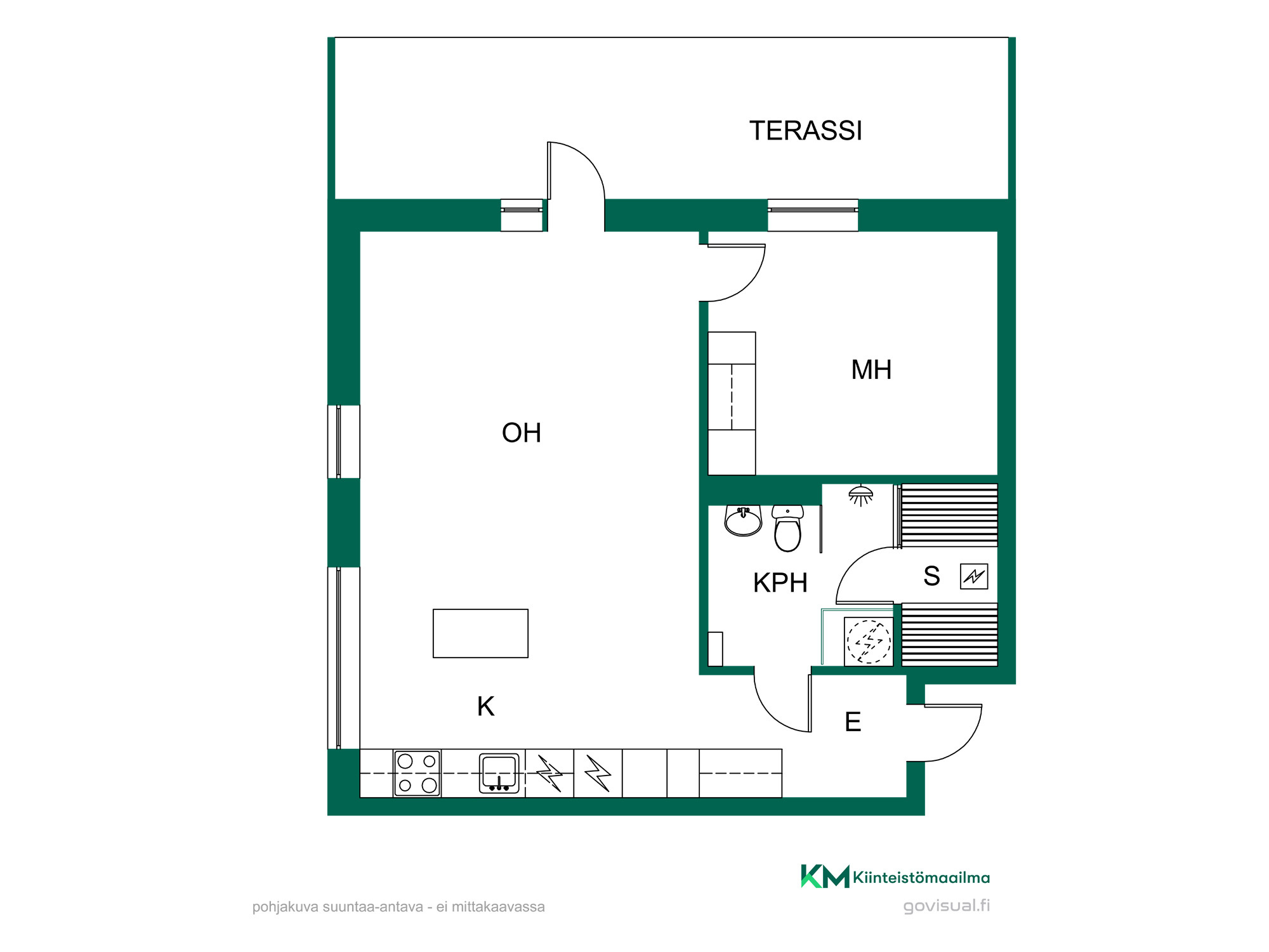 Pääskysillankatu 9 B, Pääskyvuori, Turku