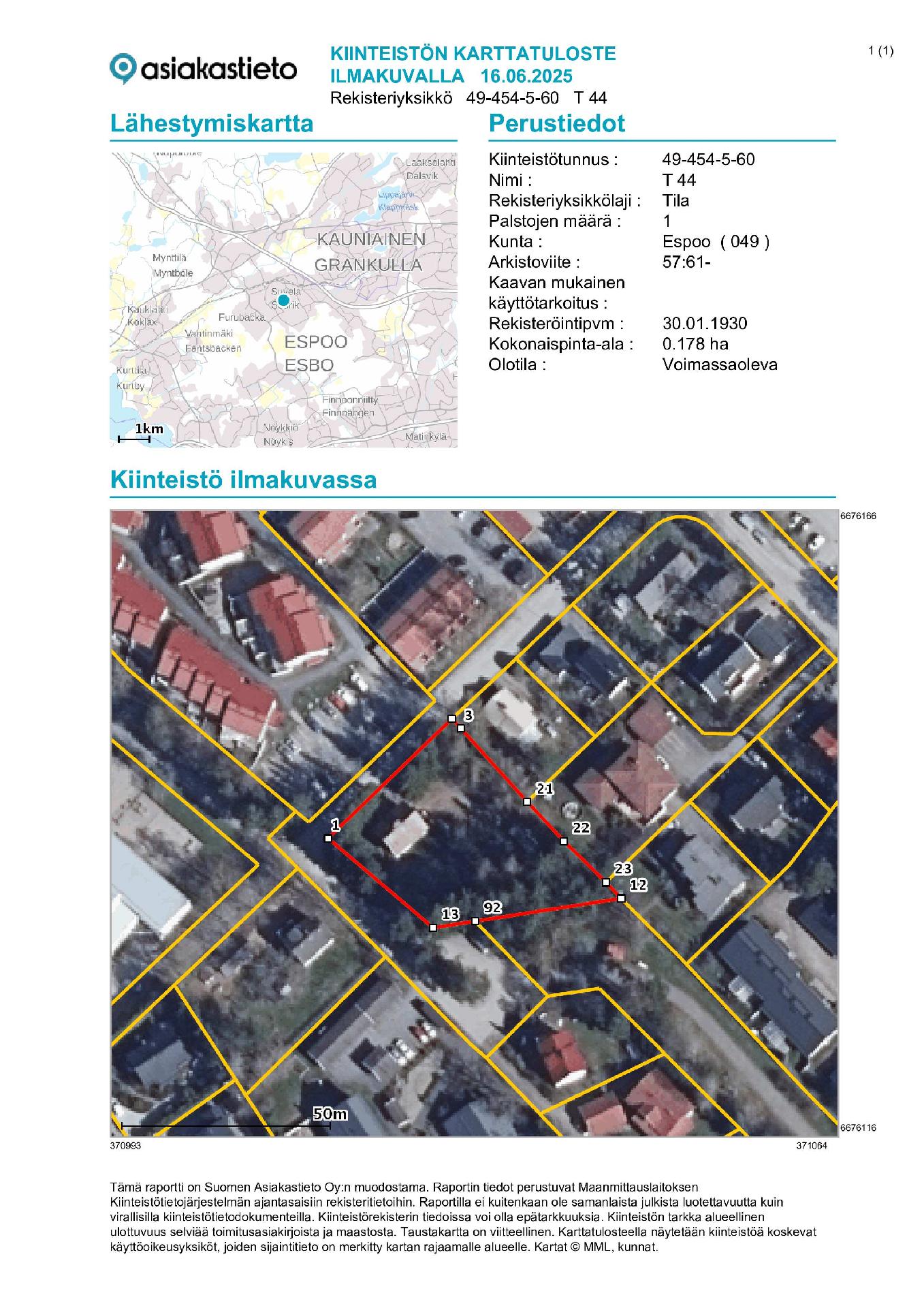 Syrjäkuja 4, Tuomarila, Espoo