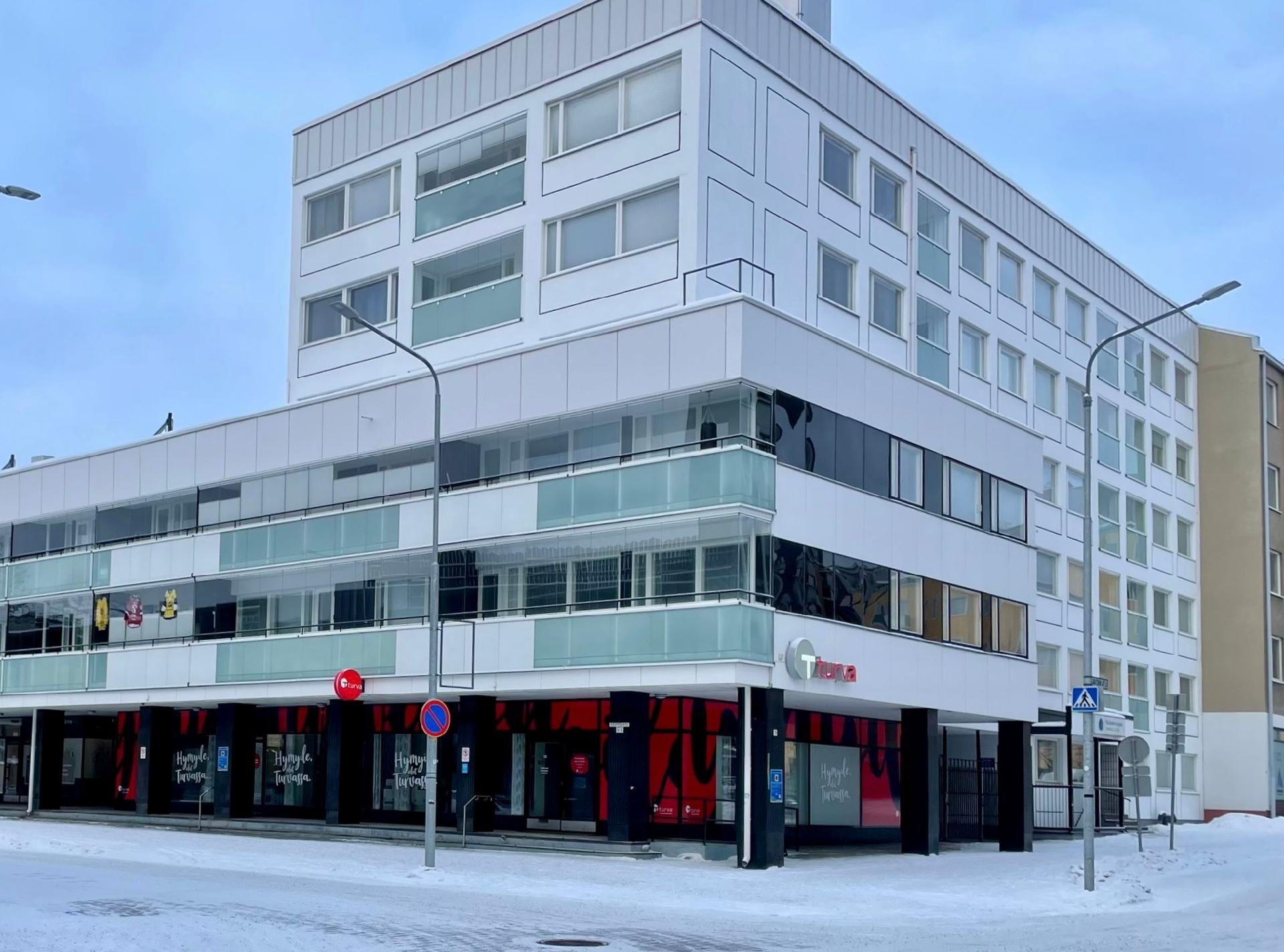 Keskeinen sijainti Kuopion keskustassa