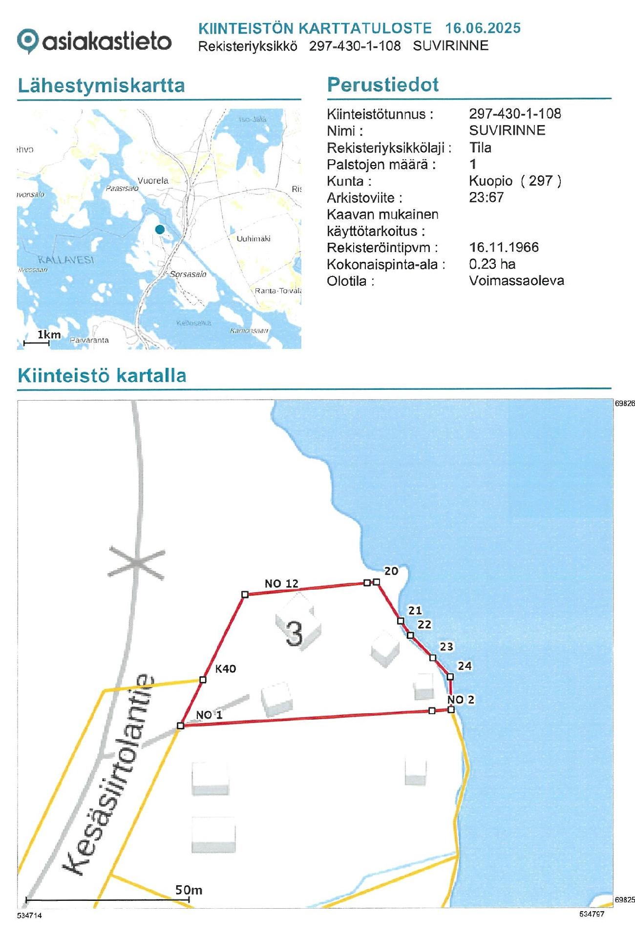 Kesäsiirtolantie 3, Sorsasalo, Kuopio
