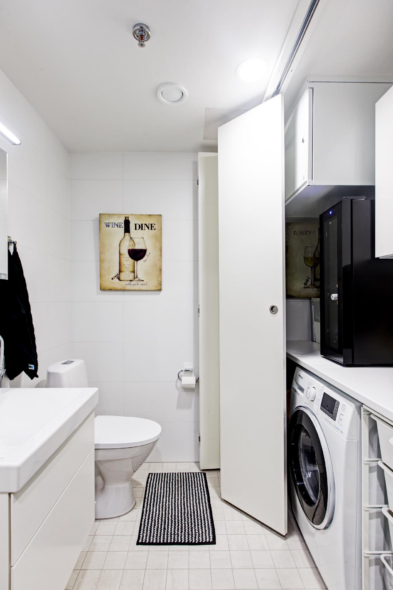 Yhdistetty Wc ja kodinhoitotila