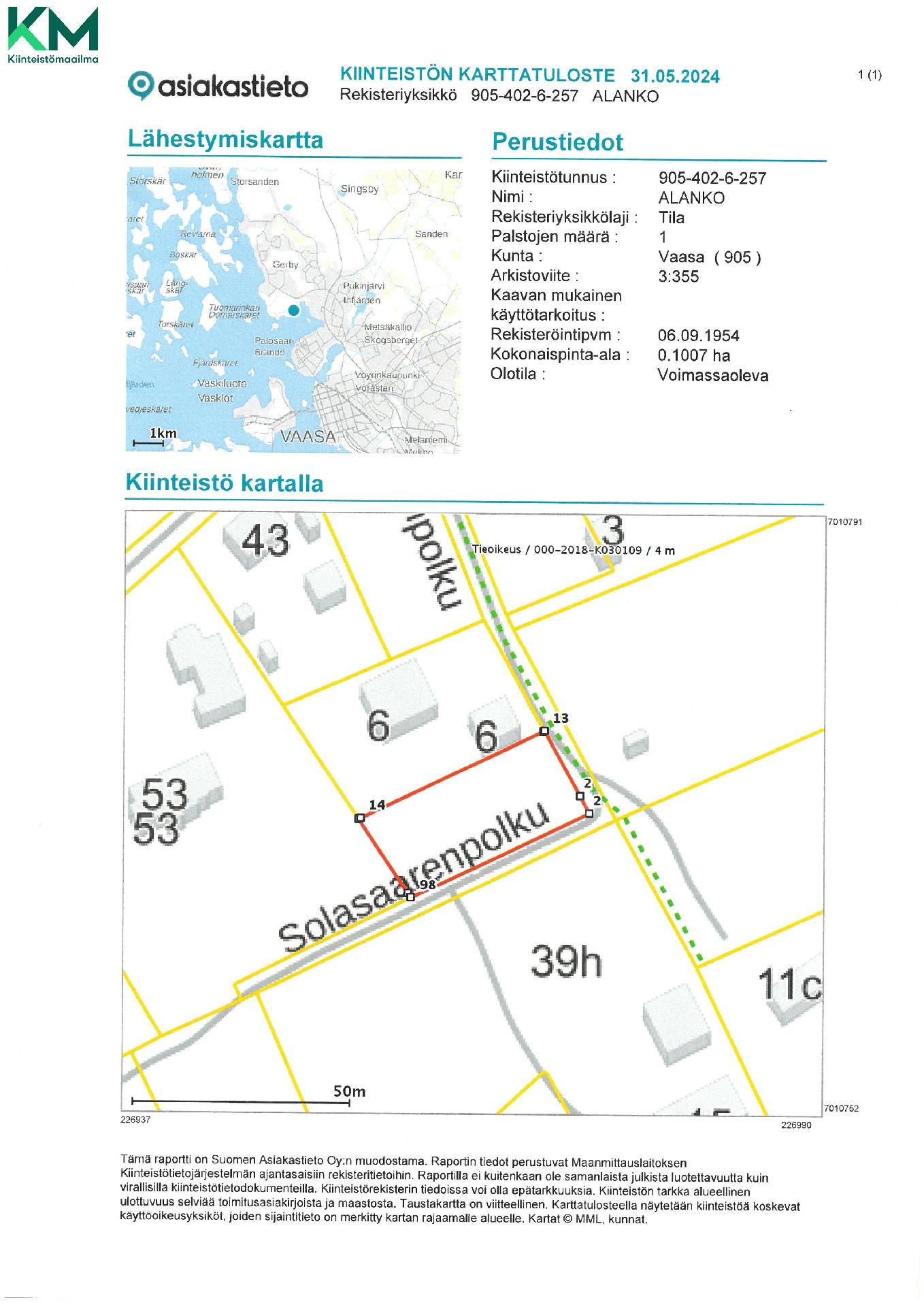 Solasaarenpolku 6, Gerby, Vaasa