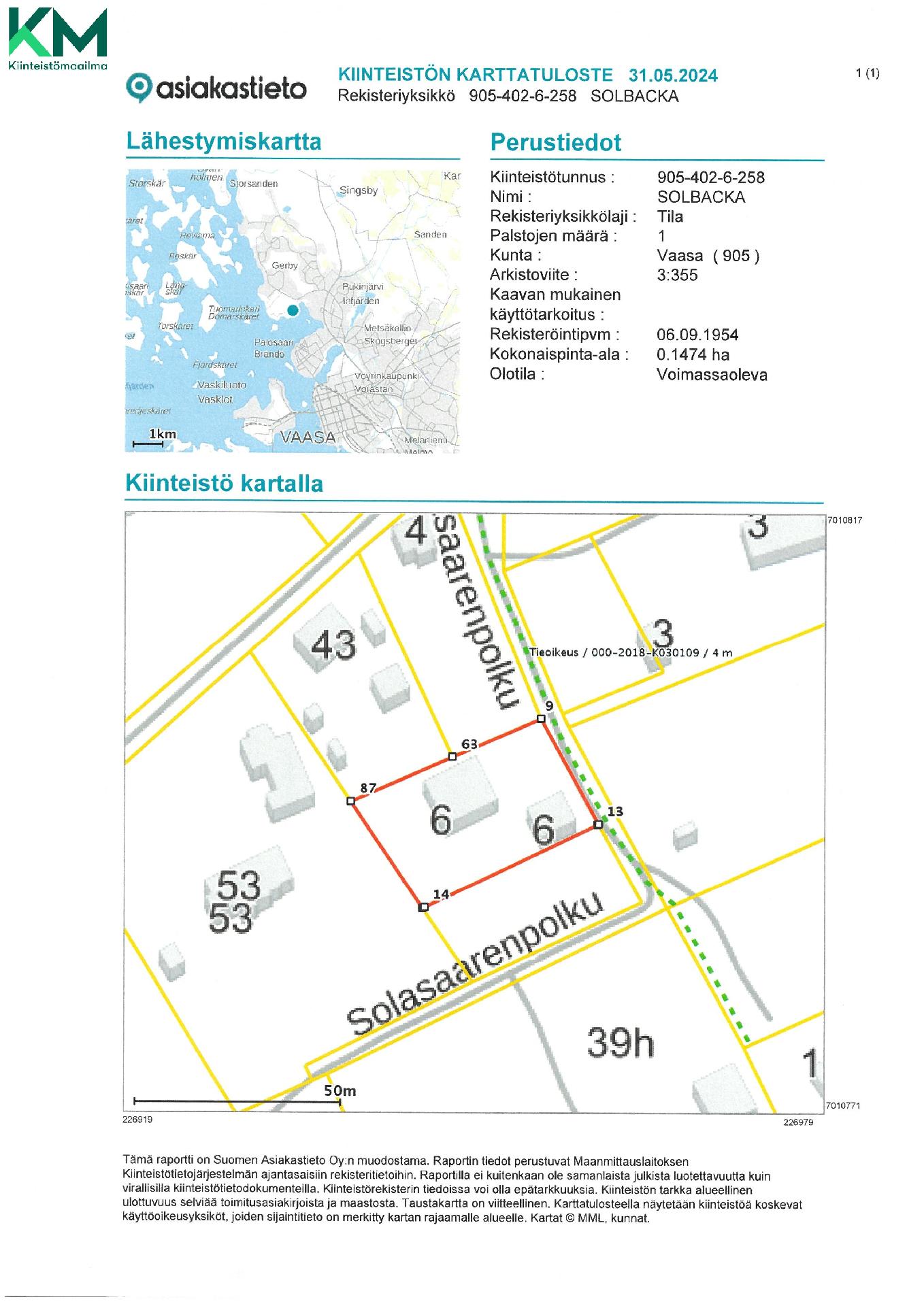 Solasaarenpolku 6, Gerby, Vaasa